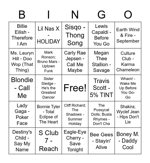 JOSH'S BIRTHDAY BINGO Card