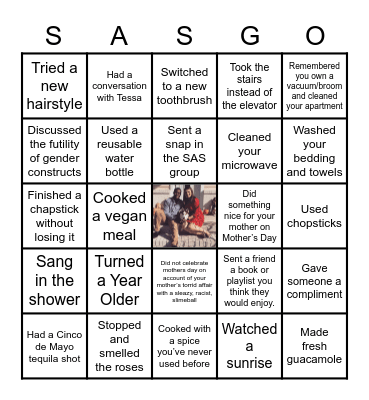 MayS Bingo Card