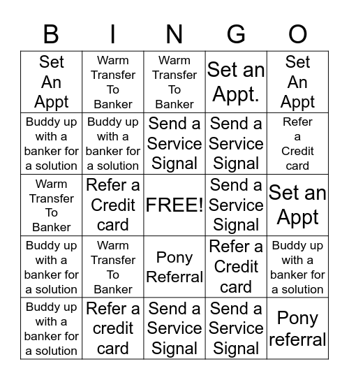 ZAP the GAP Friday!!! Bingo Card