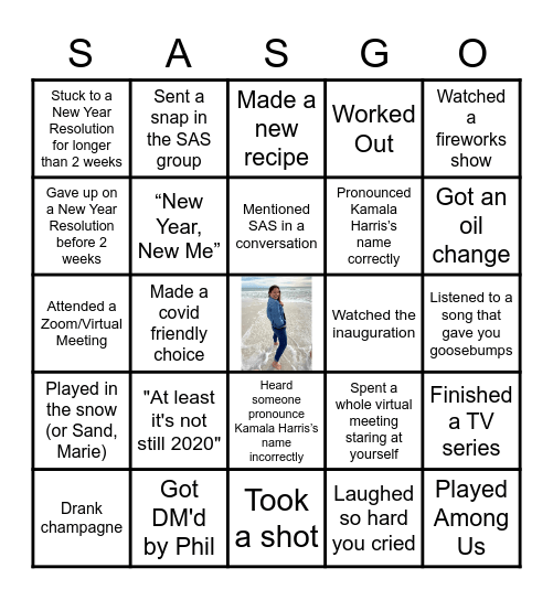 January Bingo Card