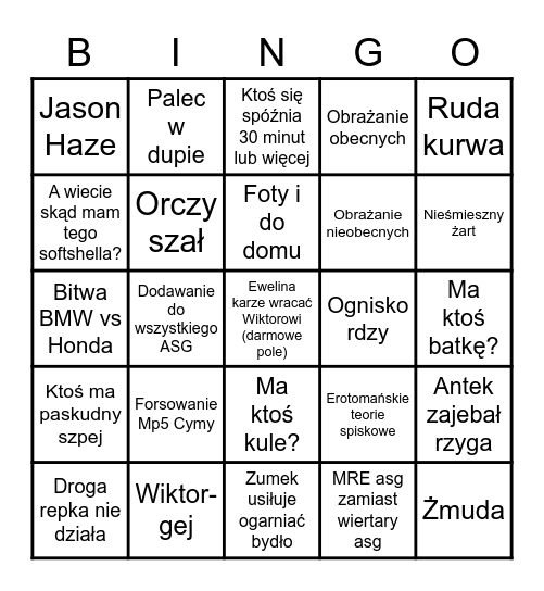 Emporia Bingo Card