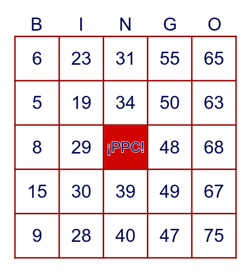 ¡DIOS ES BUENO TODO EL TIEMPO! Bingo Card