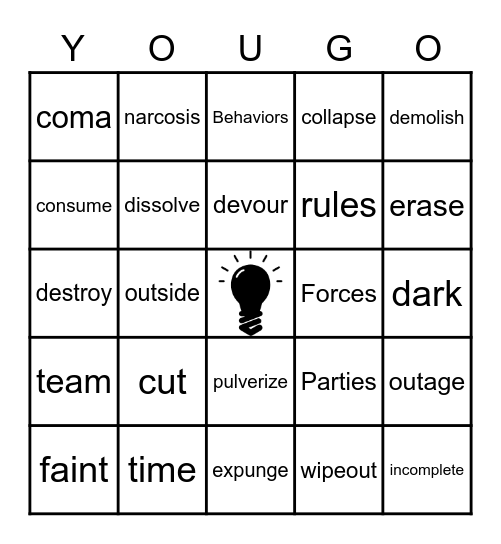 UNITED WAY 2020 Bingo Card