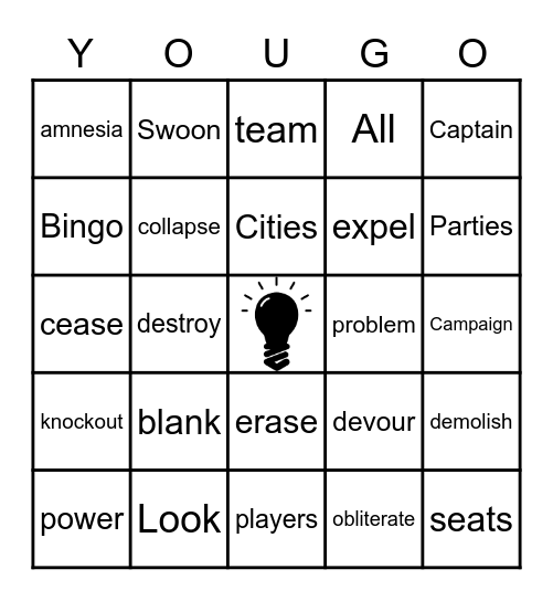 UNITED WAY 2020 Bingo Card
