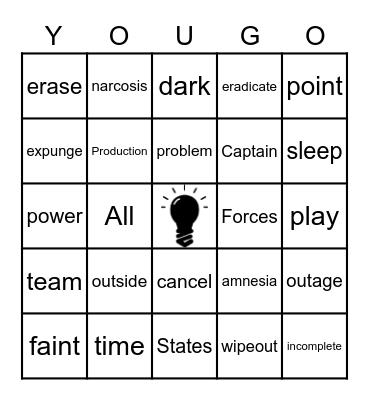 UNITED WAY 2020 Bingo Card