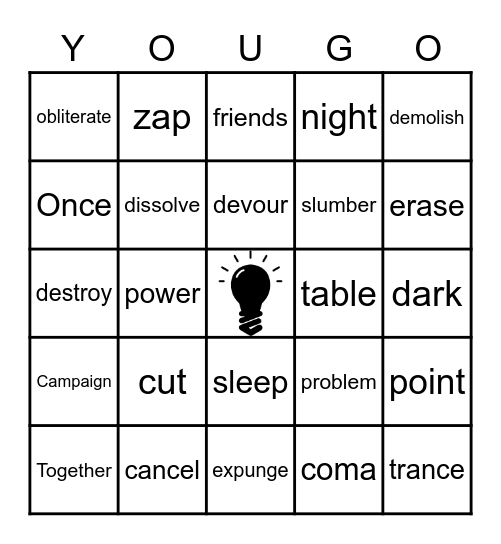 UNITED WAY 2020 Bingo Card