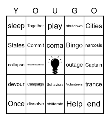 UNITED WAY 2020 Bingo Card