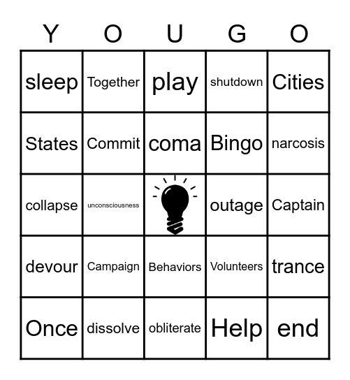 UNITED WAY 2020 Bingo Card