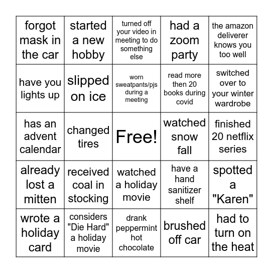 #SUdoesBINGO Card