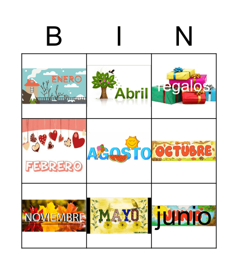 Feliz Cumpleaños Bingo Card