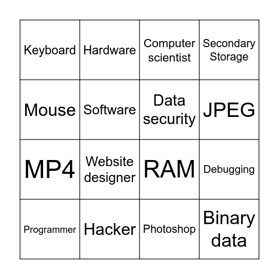 IST BINGO Card
