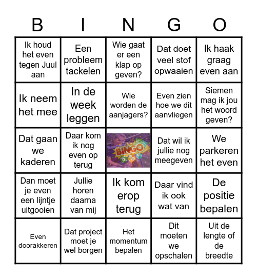 Boersma Bingo Card