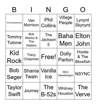 CSX Holiday Bingo Card