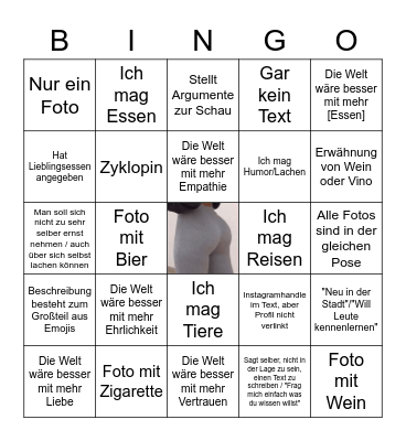 B-Bingo Card