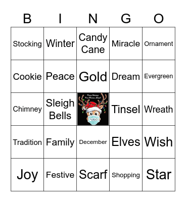 Happy Holidays from the 'Neau Bingo Card