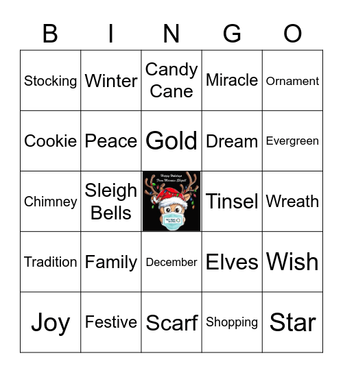 Happy Holidays from the 'Neau Bingo Card