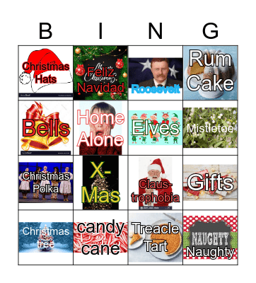Merry Christmas y'all! Bingo Card