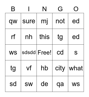 christmas test Bingo Card