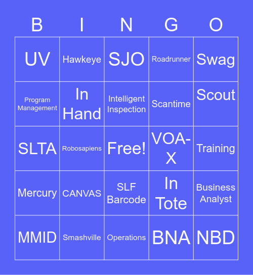 AVOC NBD Bingo Card