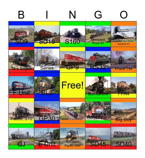 Nebraska Bingo Card