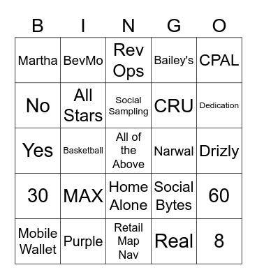APB TRIVIA-BINGO Card