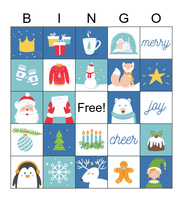 HOLIDAY BINGO Card