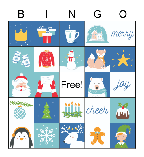 HOLIDAY BINGO Card
