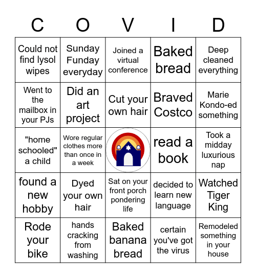 COVID Bingo Card