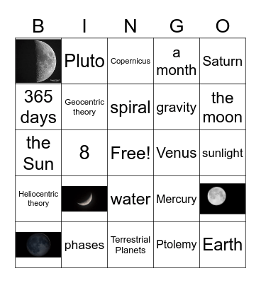 Review Bingo Card