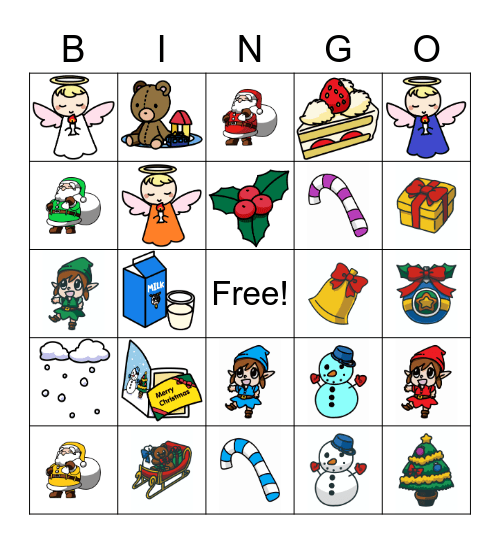 Christmas Bingo! Bingo Card