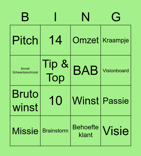 BAB-BINGO! Bingo Card