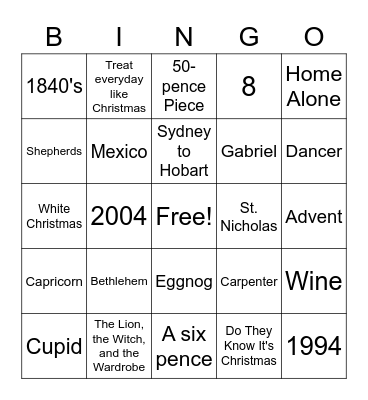 HK CHRISTMAS PARTY Bingo Card