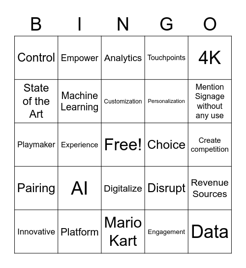 LOL Bingo Card
