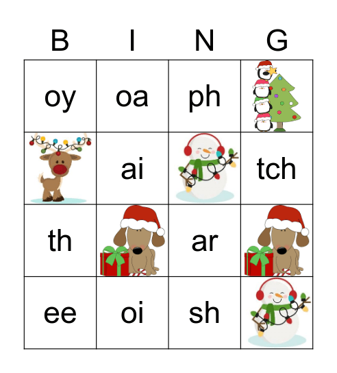 Holiday Bingo Card