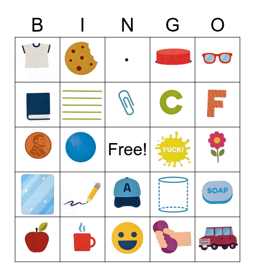 Virtual Scavenger Hunt Bingo Card