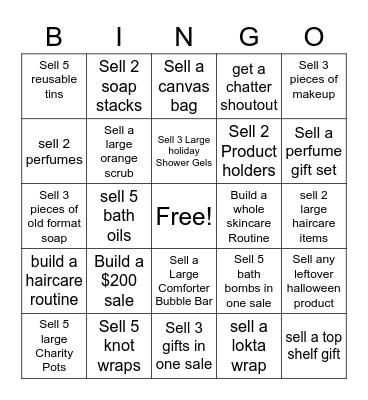 Holiday Bingo! Bingo Card