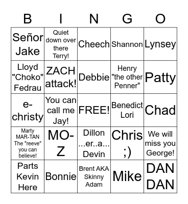 Christmas Bingo #5 Bingo Card