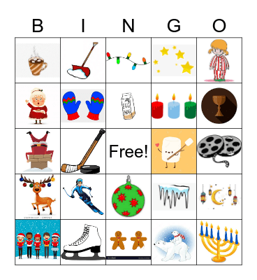 HOLIDAY BINGO Card