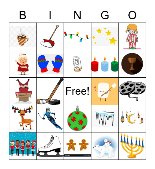 HOLIDAY BINGO Card