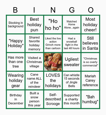 Holiday Bingo Cards on Bingo Baker