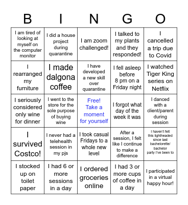 UCDD Holiday Bingo Card