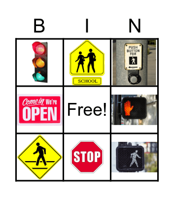 Community Signs Bingo Card