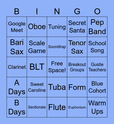 ZCB Bingo Card