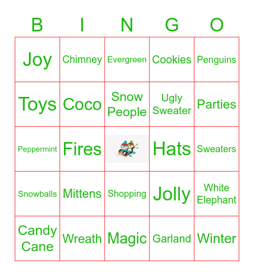 Holiday Bingo Card