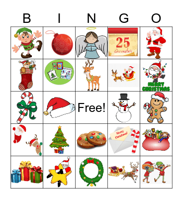 Christmas Bingo Card