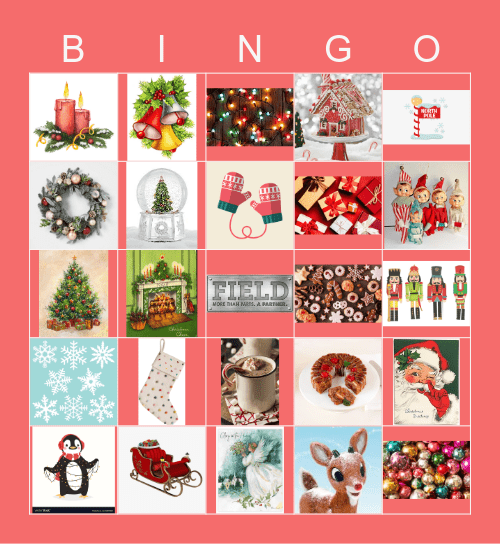 Field Christmas Bingo! Bingo Card