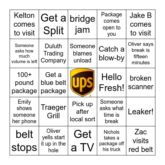 Red Belt Bingo Card