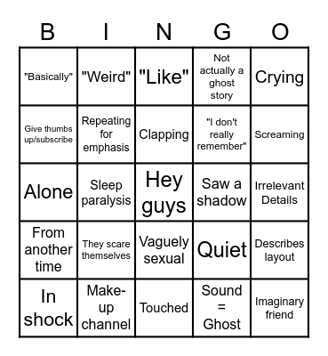 Reality Coping Skills Bingo Card