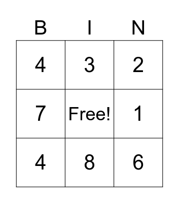 SALES BINGO!! Bingo Card