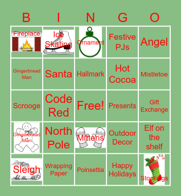 Holiday Bingo Card